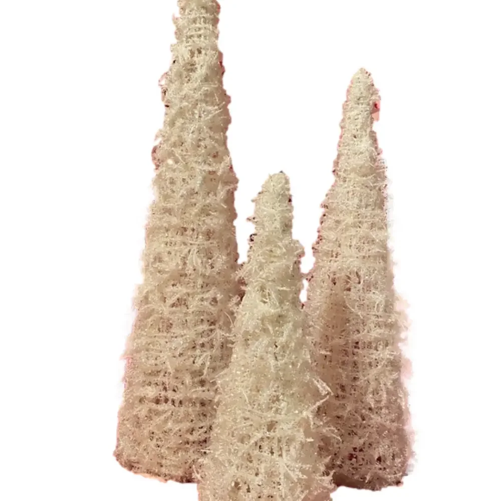 Christmas Trees Set of (3) They do not light up.12, 18. 24” NIB